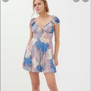 urban outfitters audrey mesh mini dress